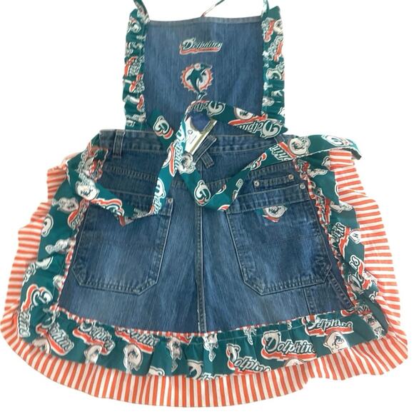 Miami Dolphins football custom Apron - Picture 1 of 4